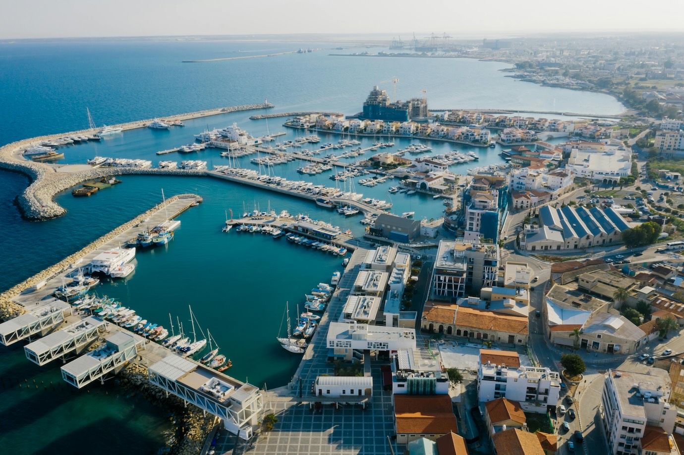 Limassol coastline, Cyprus
